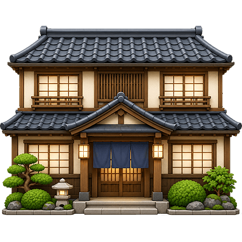 ホテル・旅館・民泊のイラスト